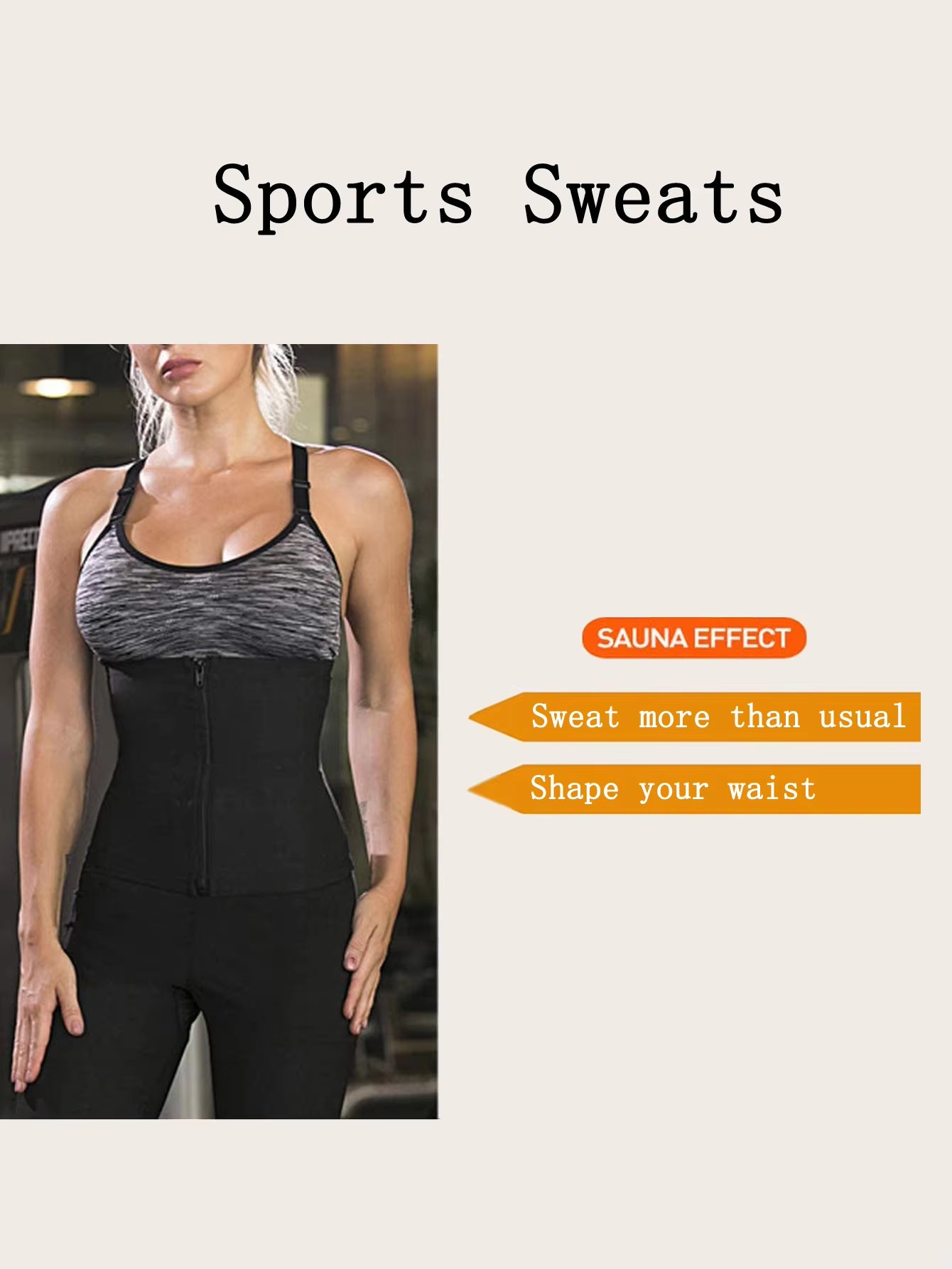 Blue Sauna Waist Trainer for Women: Sweat & Shape Belt